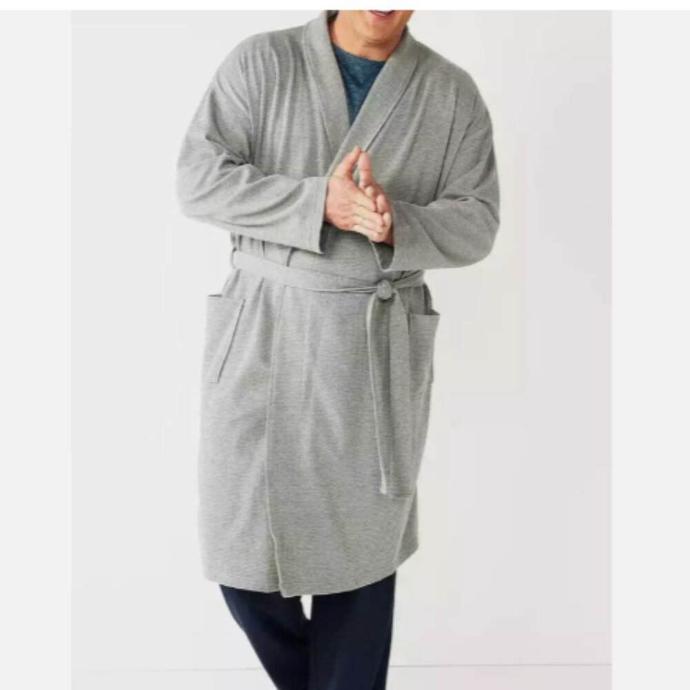 Big & Tall Sonoma Goods For Life® Waffle-Weave Shawl-Collar Men's Robe/NWT